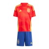 Conjunto (Camiseta+Pantalón Corto) España Primera Equipación Euro 2024 - Niño